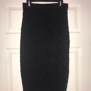 Forever 21 Lace Pencil Skirt